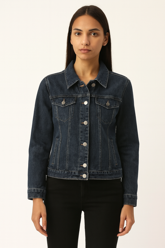 Signature Mid-Blue Denim Jacket