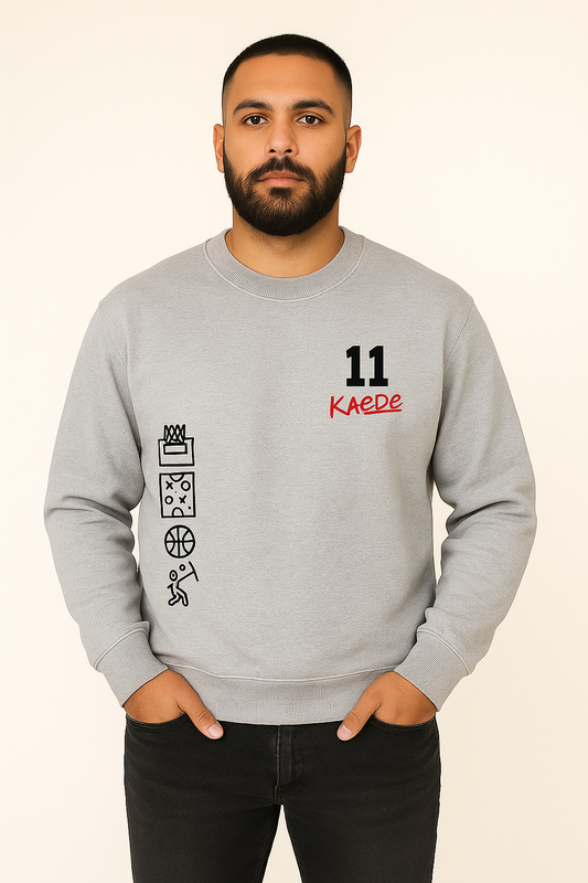Slam Dunk Kaede Rukawa - Grey Sweatshirt