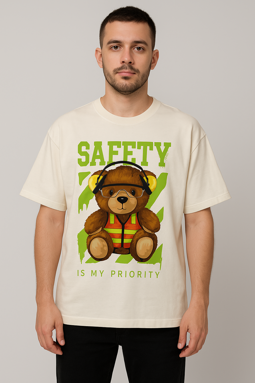 Safe-Zone Teddy Oversized T-Shirt