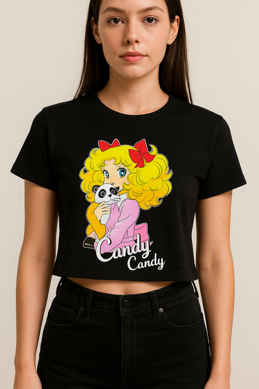 Candy Cat crop-top
