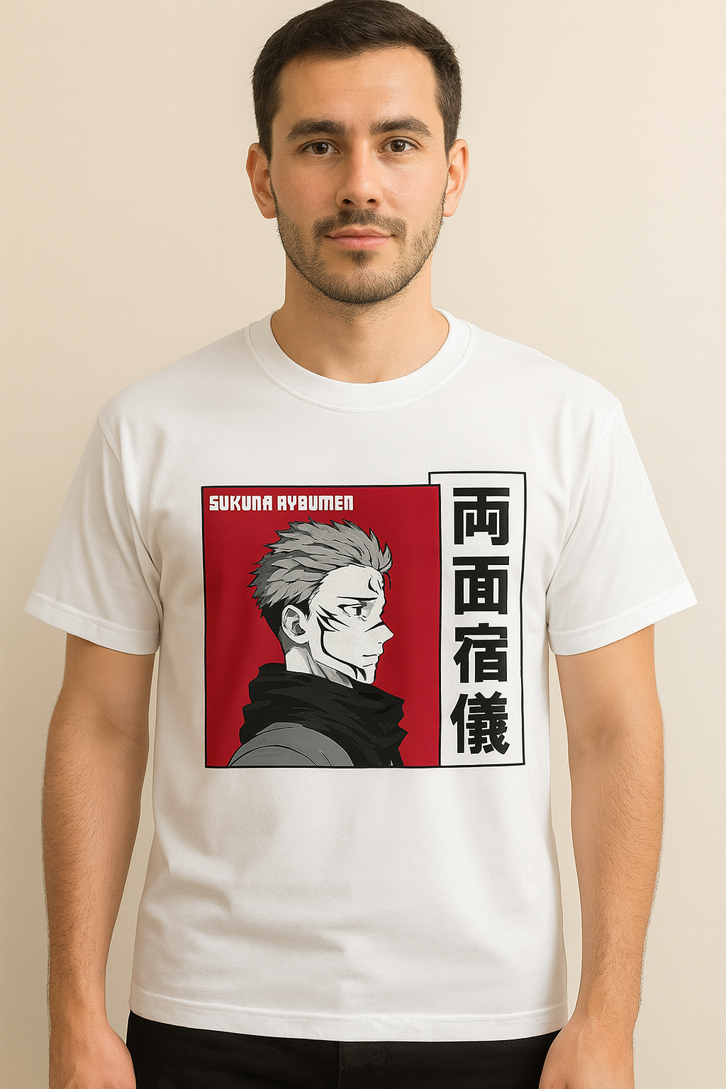 The Sukuna Red Block T-Shirt