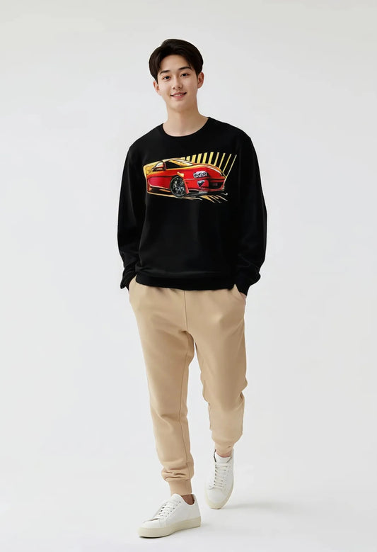 Racing car - Vintage black