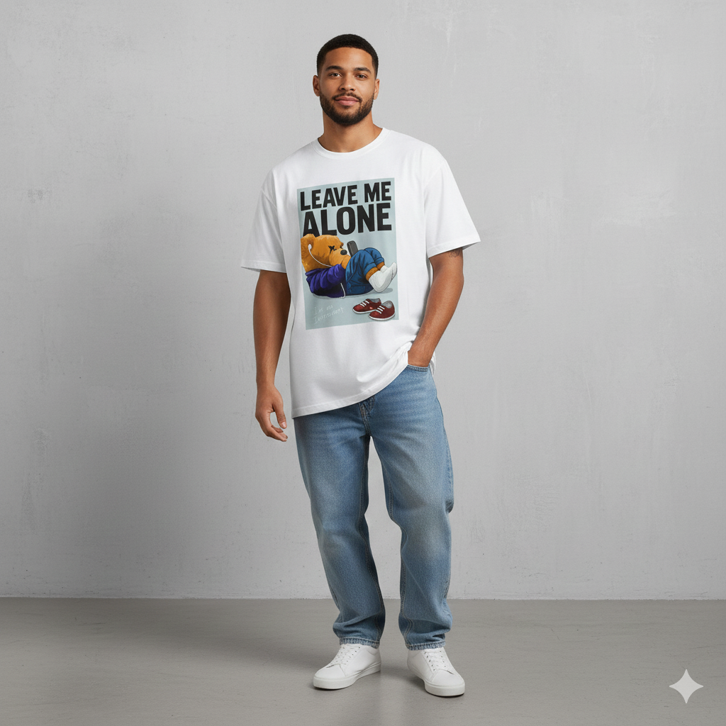 Hello Teddy - Oversized Men Tee