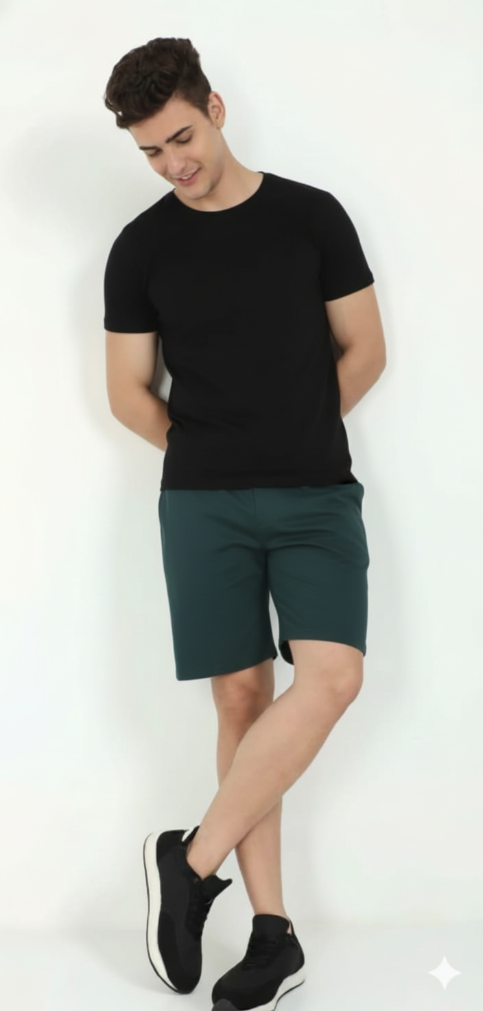 Terry soft cotton sweat shorts
