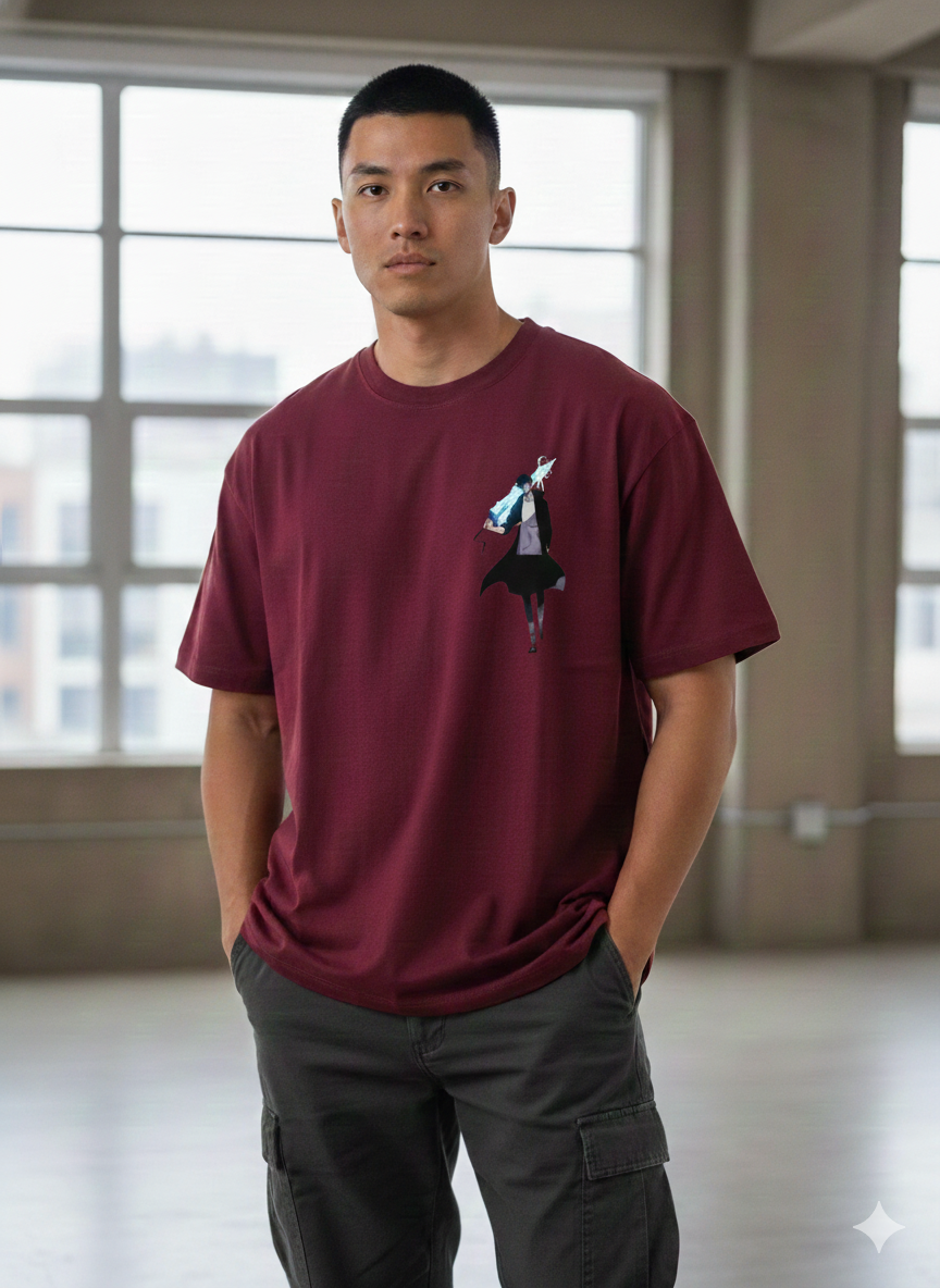 Solo Leveling - Shadow Blade Graphic Oversize Tee