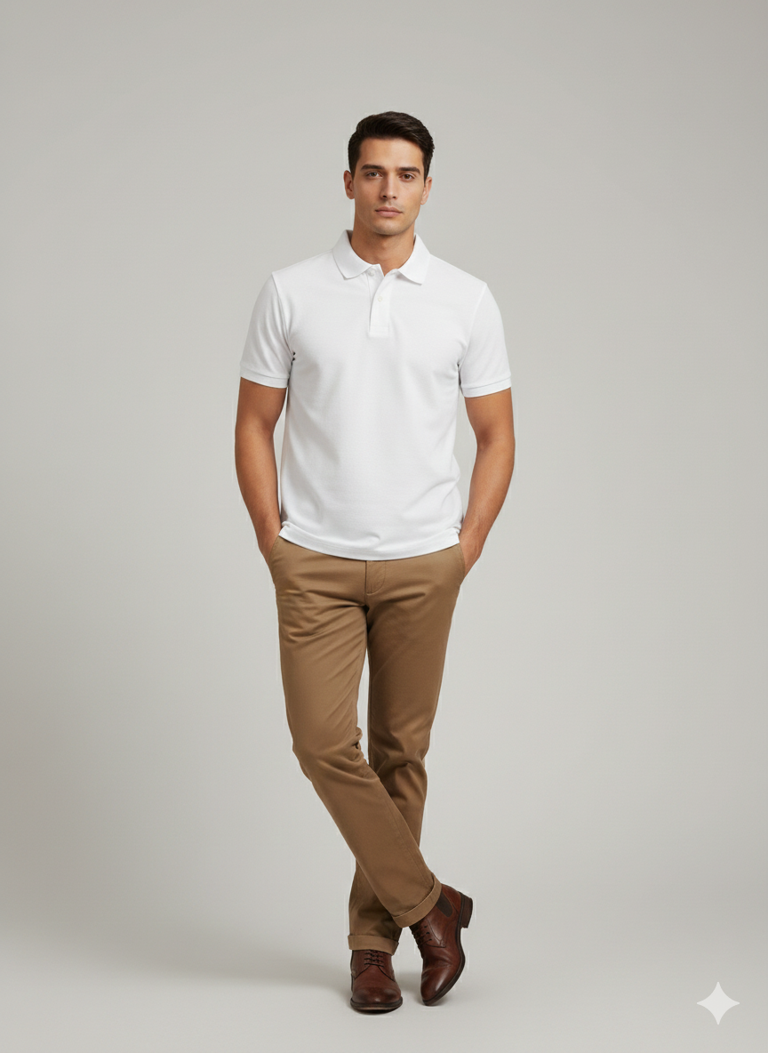 Smart Polos - White