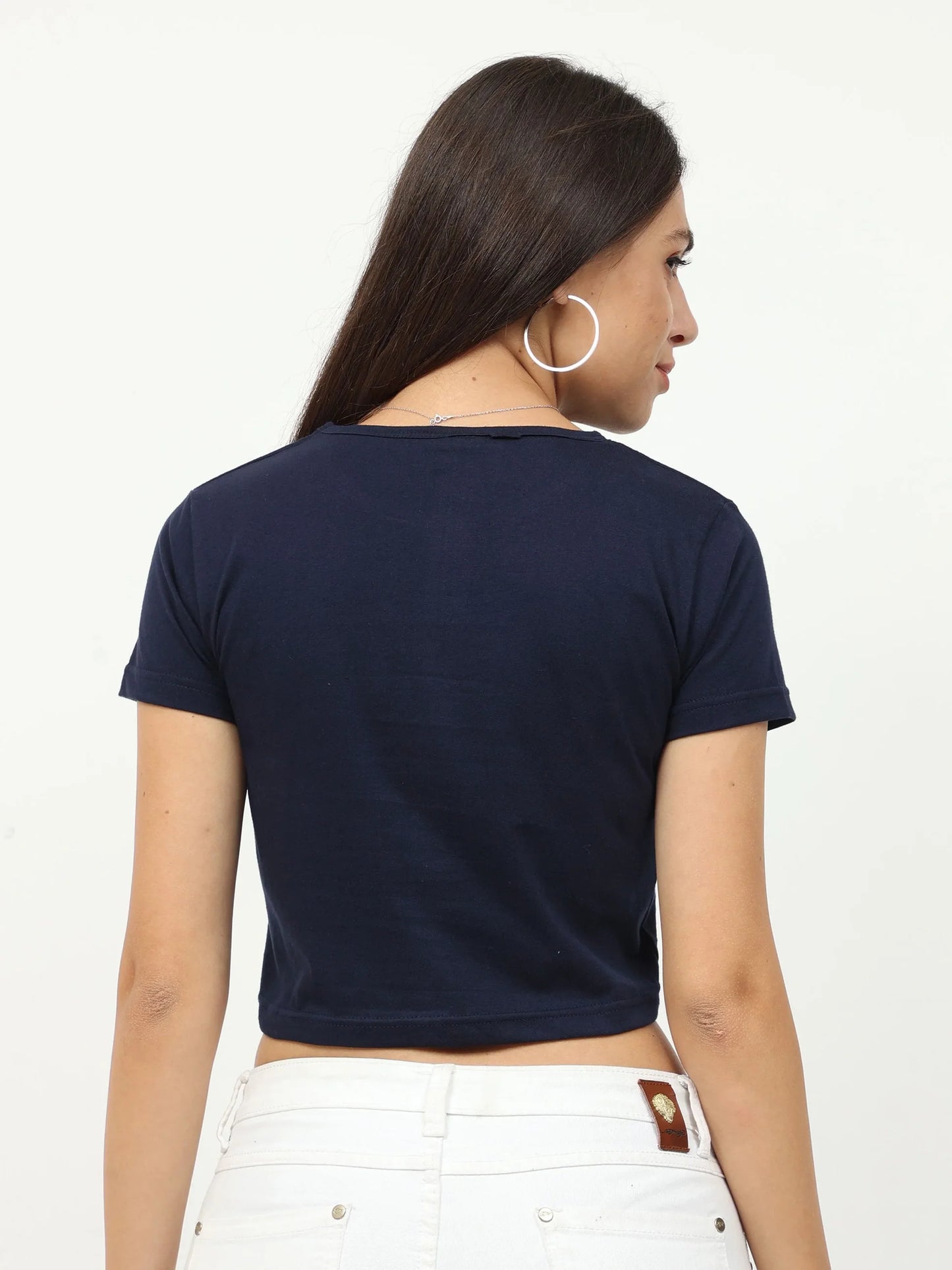 Kawaii Kitten Stack Crop Tee